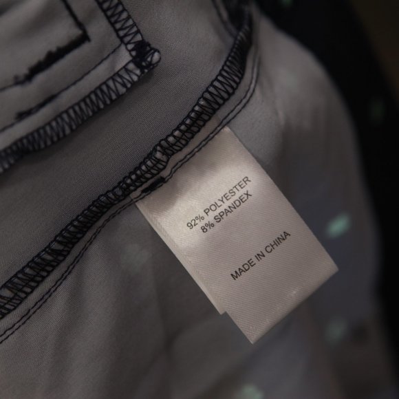 Straight Down Men's navy blue and green shamrocks Golf Shorts 36 10" inseam - Picture 7 of 7